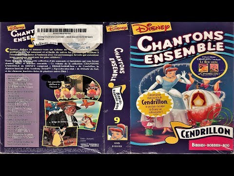 Opening to Disney Chantons Ensemble - Bibbidi-Bobbidi-Boo 1995 Canadian-French VHS