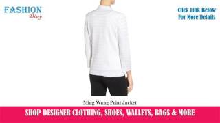★★★ Ming Wang Print Jacket ★★★