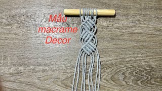 Mẫu macrame mini/ home decor/ diy macrame