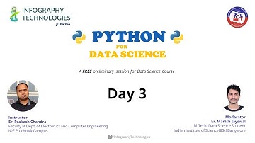 SESSION -3 PYTHON FOR DATA SCIENCE - PART 1 #python#datascience#numpy#pandas#matplotlib