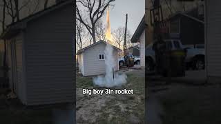 3 inch rockets #bigboy #stlpyros #fireworks #rocket #bangersonly #firecracker