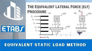 CSI ETABS 18 - Equivalente laterale krachtanalysemethode of equivalente statische belastingmethod...