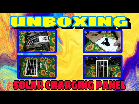 UNBOXING SOLAR CHARGING PANEL.. #unboxing #solar #panel #charging #amazing #shortvideo