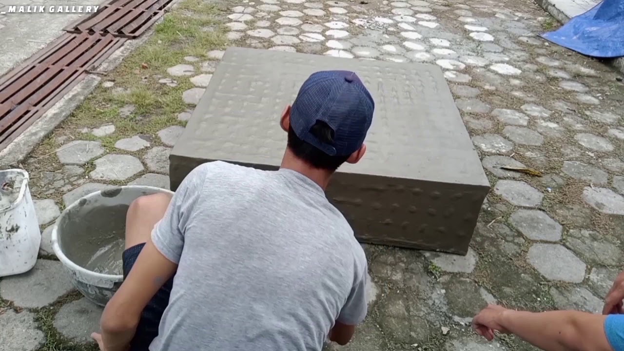 Membuat Kolam ikan ukuran jumbo dari bahan Styrofoam ||portabel berat 5kilo