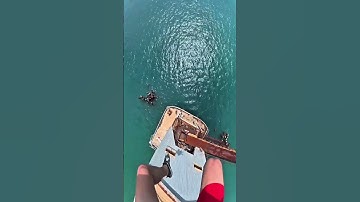 Why you should never jump off old ocean towers #shorts #funny