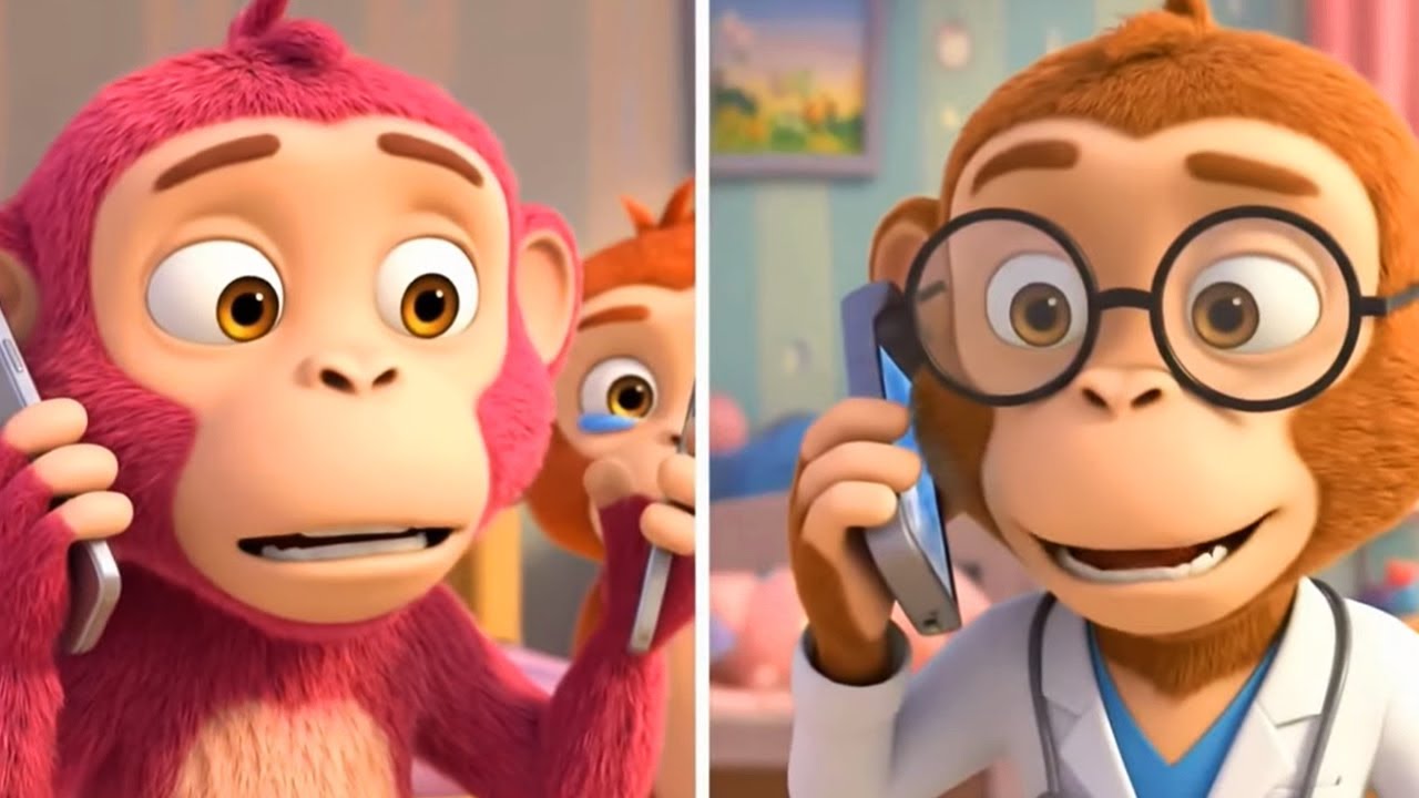 Five Little Monkeys Jumping on the Bed 🐵🎉 | 2-Minute Loop Remix | Fun Kids Counting Song