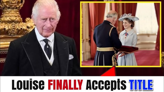 Lady Louise Windsor FINALLY Accepts HRH Title Becomes a Princess After King  Charles' Big Announce - YouTube