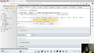 Tugas Uas sistem Basis Data "Membuat DataBase pada Aplikasi Examp (Php My Admin)"