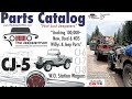 Jeepsterman parts catalog 19411986 willys  jeep