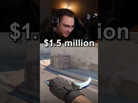 ohnePixel shows the $1.5 MILLION! blue gem karambit in Counter-Strike 2