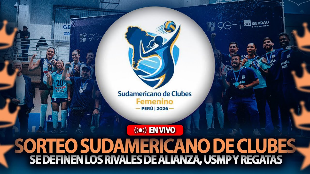 SORTEO SUDAMERICANO DE CLUBES VOLEY FEMENINO 2026💥ALIANZA LIMA VOLEY💥REACCION💥EN VIVO