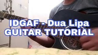 Idgaf - Dua Lipa Guitar Tutorial