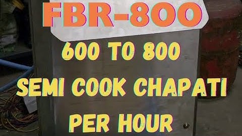 800 Chapati/hour Chapati Making Machine | Roti Banane Ki Machine | Roti Maker | Chapati Maker #roti