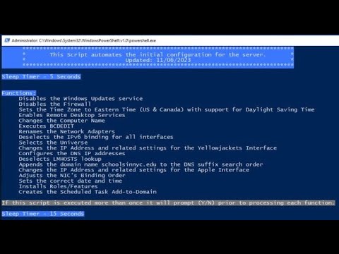 Work Product Sample - Hyper-V Server Configuration - Vendor Process - Step 1
