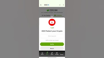 SEED Verify Code | #26 Protect your Crypto| SEED