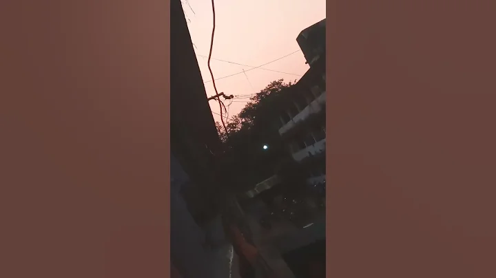 one side sun rise and other side moon set 😂 #shorts #viral #sunset #sunrise #moon #beutiful #view