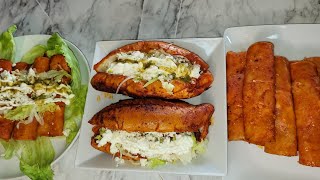 Panbazos y Enchiladas mineras estilo guanajuato.