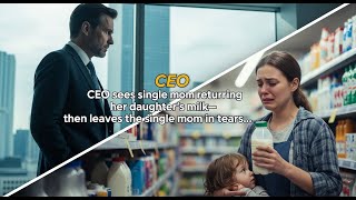 CEO melihat ibu tunggal mengembalikan susu putrinya—lalu meninggalkan ibu tunggal itu sambil menangis…