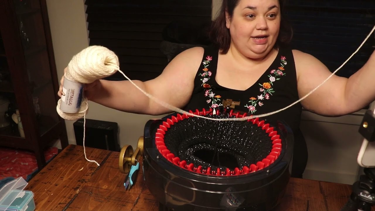 How to make a Drop-a-Stitch Scarf on the Addi Express King Size