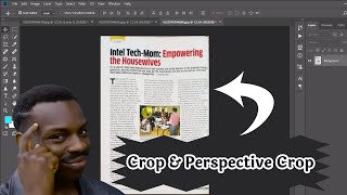 How to use Crop Tool and Perspective Crop Tool on Photoshop Tutorial 2022 in Hindi By Shivam Singh screenshot 2