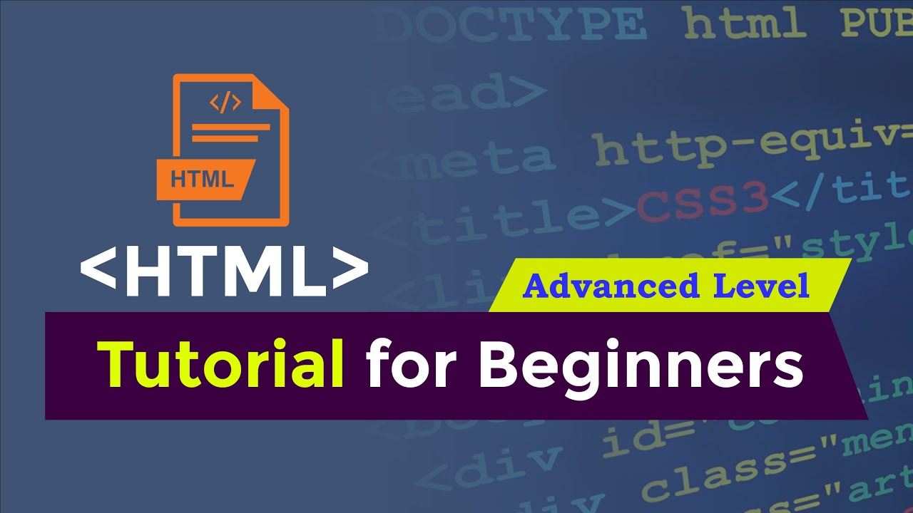 Html tutorial for beginners | how to write html code in notepad or ...