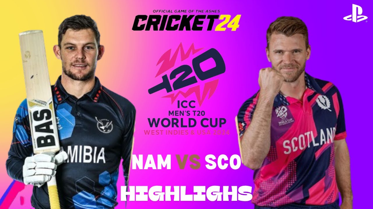 Namibia vs Scotland | 12th Match Highlights T20 World Cup | Jun 06 2024 -Cricket 24