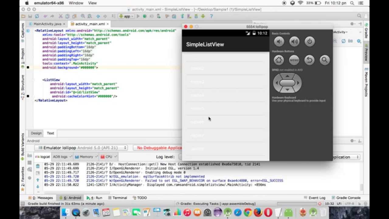 cant resolve id for listview android studio cant resolve id for listview android studio