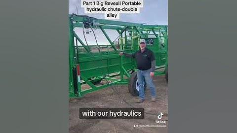 Real Tuff - Portable hydraulic chute double alley combo