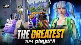 THE GREATEST 1versus4 PLAYER ALIVE! [*Scrims?] Streamer Reaction goes Wild | BGMI