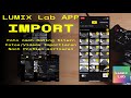 LUMIX Lab App: Import von Fotos und Videos / Filter setzen