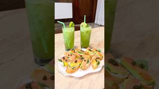 “Montaditos de Salmón y Aguacate + Frozen de Limón con Menta ¡Refrescante y Delicioso!” #montaditos