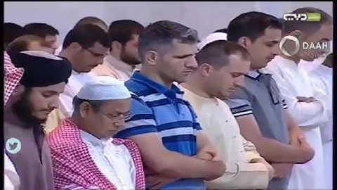 تراويح ليلة 4 9 1437 من جامع الراشديه بدبي للشيخ سعد الغامدي خشوع تلاوة رائعة
