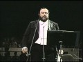 Luciano Pavarotti. 1987. la mia canzone al vento. Madison Square Garden. New York