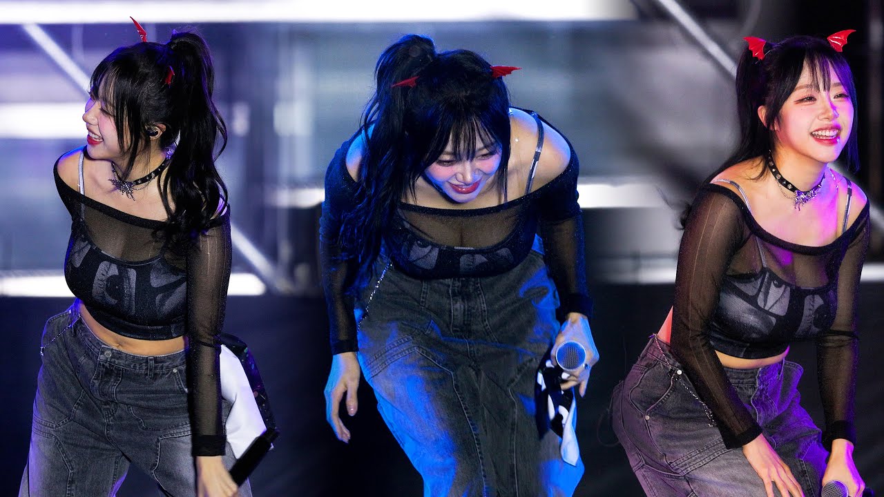 241025 지원 JEEWON 시그니처 cignature Full ver 안녕, 인사해+풍덩+I’m Okay+I like I like+AURORA 4K 60P 직캠 @동서울대 축제