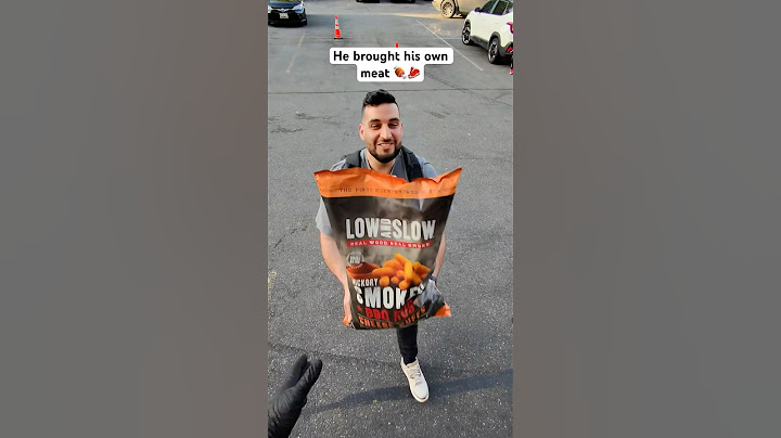 He brought his own meat 🍖🥩