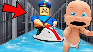 Baby Escapes FLOODED PRISON!