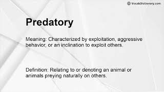 Predatory Meaning