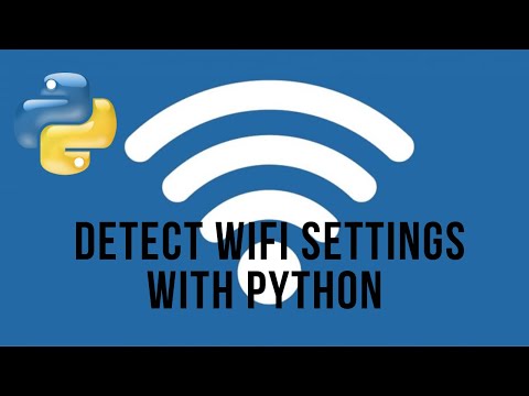 Detect WiFi Settings with Python | #32