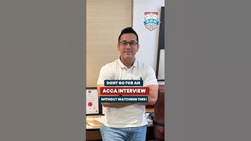 Ga niet naar een ACCA-sollicitatiegesprek zonder dit te bekijken! | ACCA-banen 2025 | Zaheer Saye...