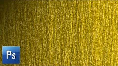 How To Create Gold Foil Paper in Photoshop