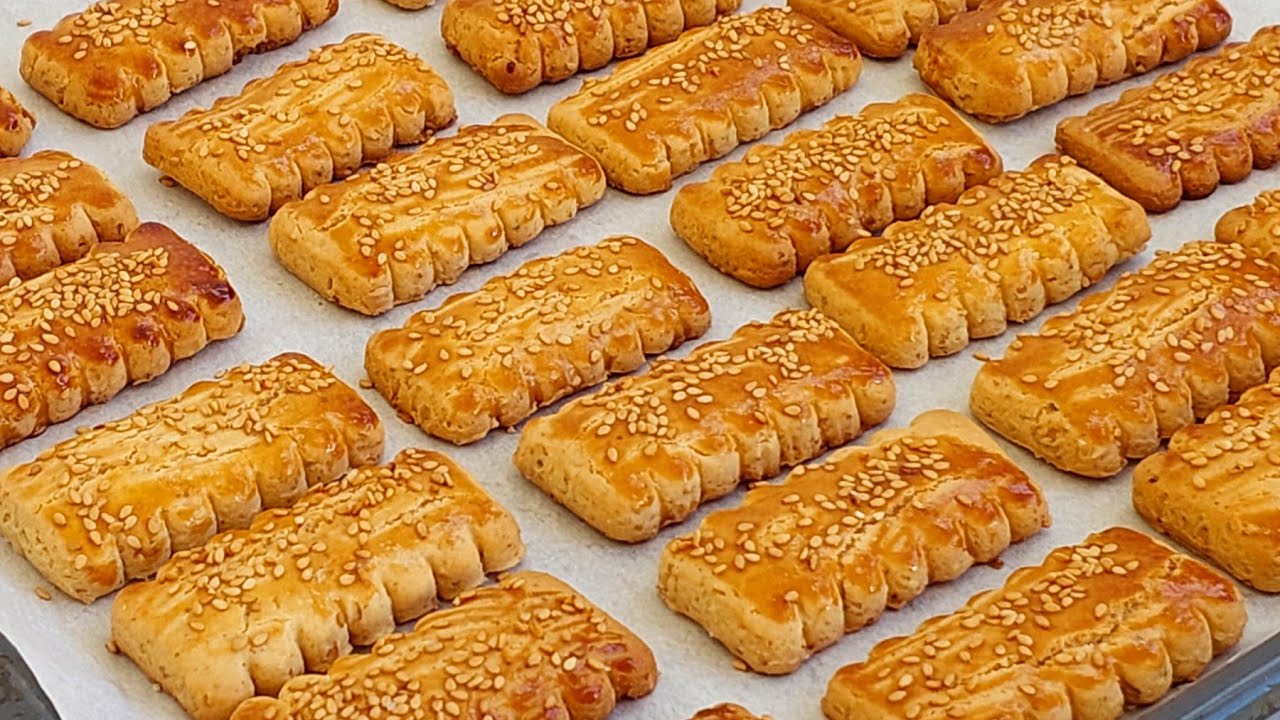 بسكوي 10 دقائق لشرب الشاي بمذاق الفقاص بدون زبدة لذيذ ومقرمش عمرو يخطاك من الدار