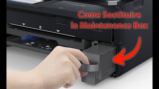 Epson XP-6000/8500/8600/8700 • Come sostituire la Tanica di Manutenzione (Maintenance Box)