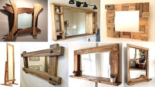 120 Wooden Mirror Frame Decor Ideas