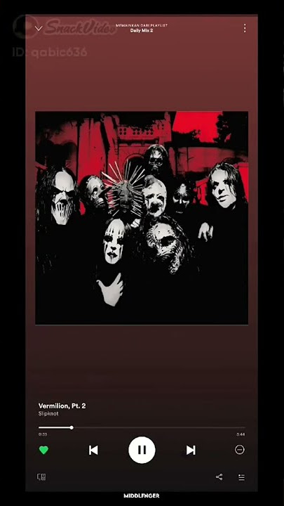 Slipknot - Vermilion Pt 2 || #lirikterjemahan #slipknot #storywa #numetal