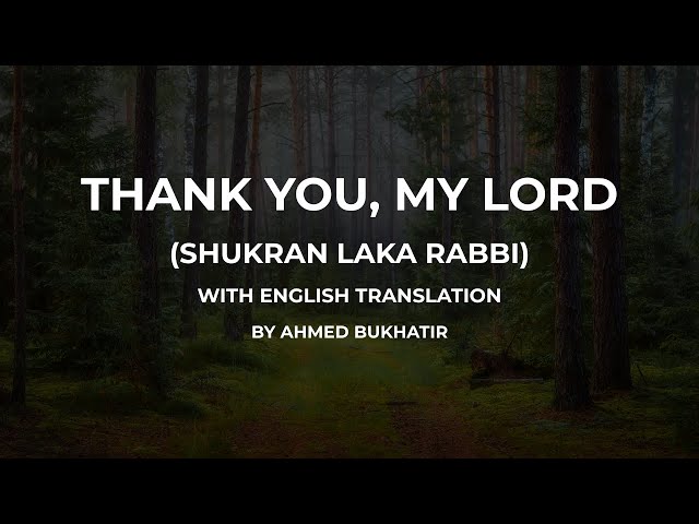 Feeling Lost? Listen To This Nasheed #Gratitude #Islam
