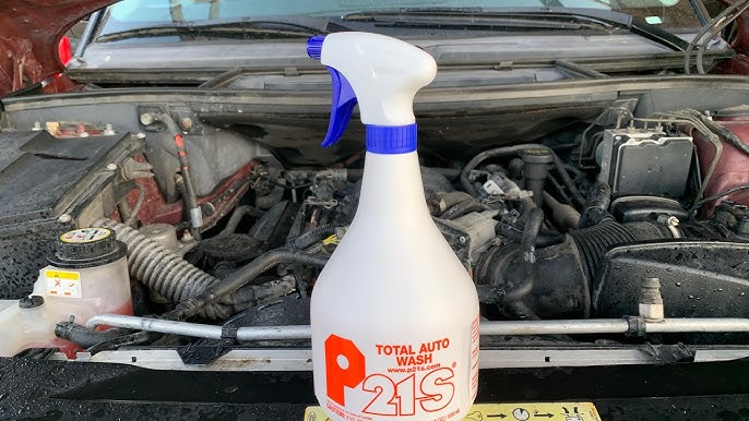 P21S 13001B Auto Wash W/Sprayer, 1000 ml, White & 13001R Auto  Wash Refill, 1000 ml : Automotive