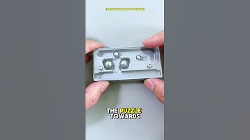 Move the ball to the groove at the bottom, easy or impossible? #puzzle #puzzlegame #puzzles