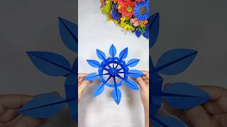 Stunning Blue 3D Paper Design! Easy Home Decor Idea#PaperProjects#Shorts#PaperProjects#Shorts