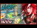 WILD RIFT KATARINA FAST HAND & FAST COMBO! MVP 15 KILLS GAMEPLAY | Diamond Solo Q - yrslma