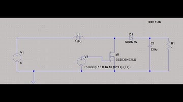 Boost Converter Simulation Using LTSpice